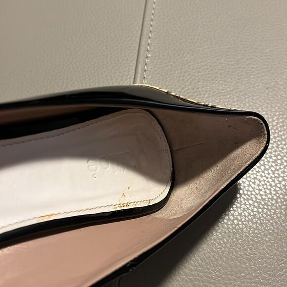 Chloé Black patent leather animal print high heels EUSz 39 US‎ 9 Snake Python - Picture 12 of 17